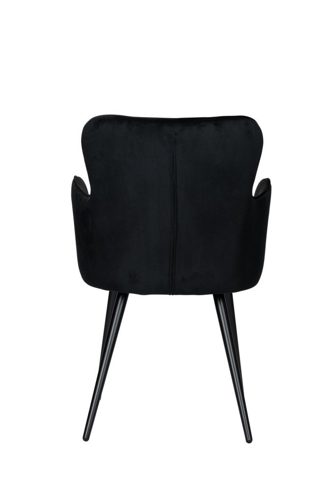 2x Wing Chair Zwart | Homestyles.nl