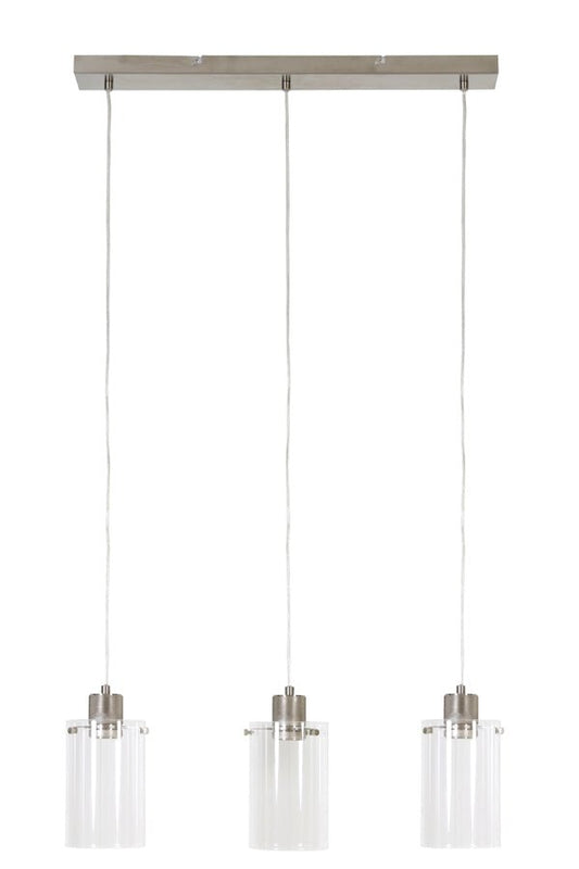 Light & Living Hanglamp 3L 65x12x18,5 VANCOUVER Glass | Homestyles.nl