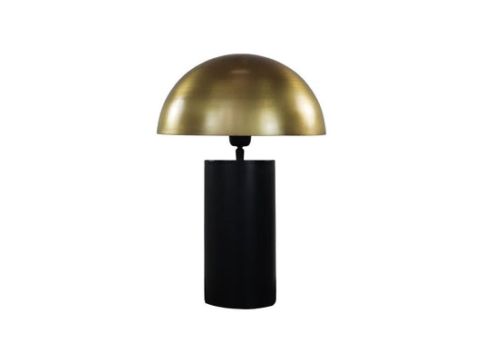 Tafellamp Met Kap - 30x30x45 - Zwart/goud | Homestyles.nl