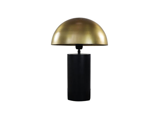 Tafellamp Met Kap - 30x30x45 - Zwart/goud | Homestyles.nl