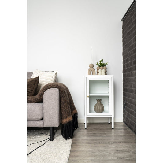 Bloempot - grijs keramiekgrijs - 9x9x8 cm | Homestyles.nl
