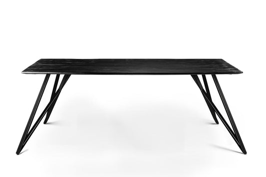 Eetkamertafel, 200x100 cm, B340 zwart | Homestyles.nl