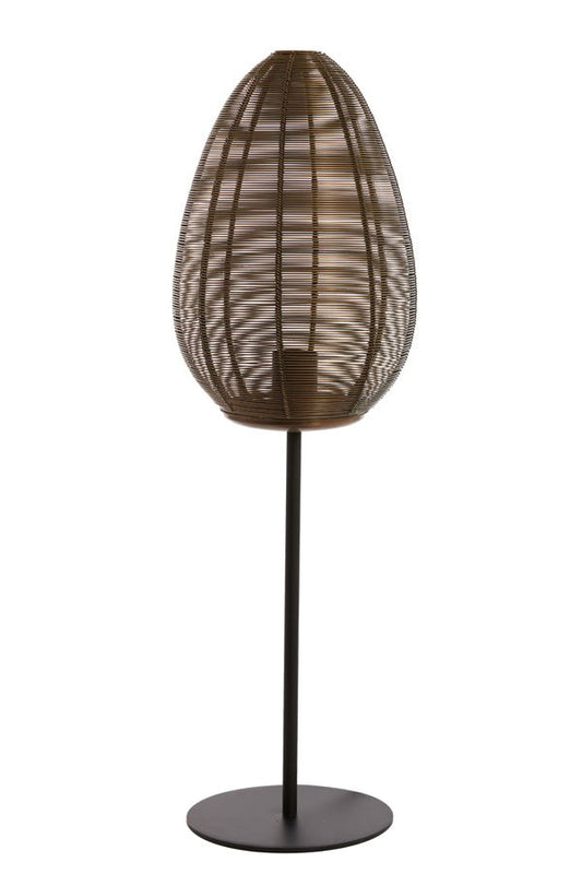 Light & Living Table lamp 20x67 cm YAELLE antique bronze+matt black | Homestyles.nl
