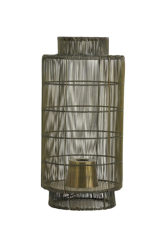 Light & Living Table lamp lantern 24x52 cm GRUARO wire ant. bronze | Homestyles.nl
